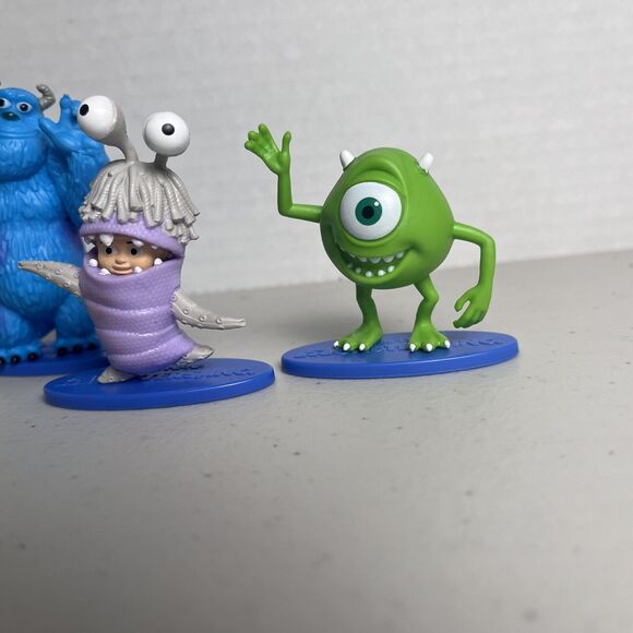 Disney Pixar Monsters Inc Action Figures Cake Toppers Lot Mattel Minis Miniature - Picture 10 of 12